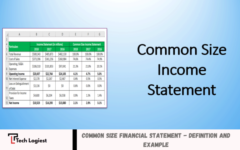Common Size Financial Statement