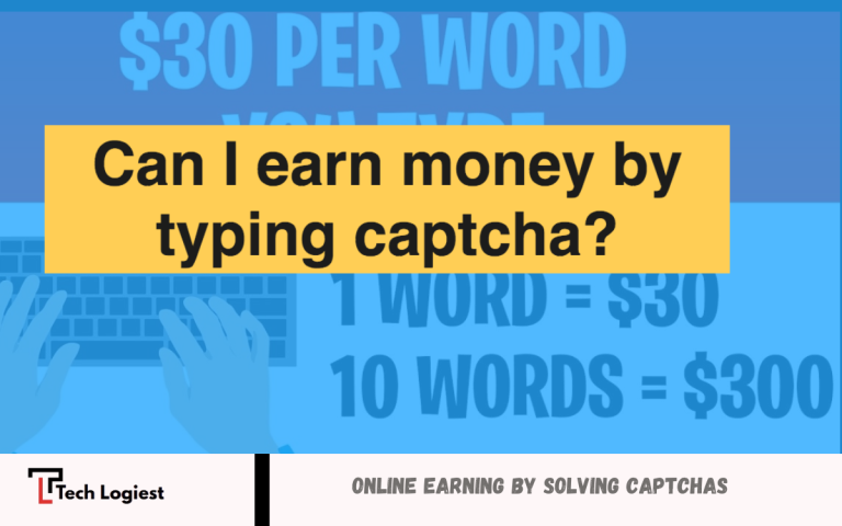 Online Earning by Solving Captchas