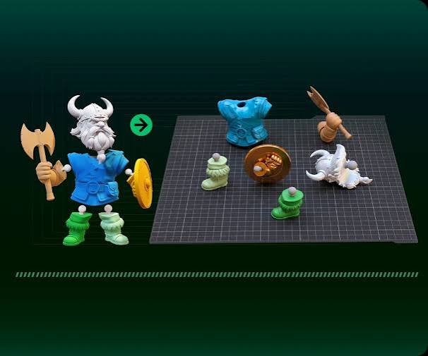 Hi3D: Enhancing AI 3D Printing with AI Textures, Multi-Color Printing, and Smart Model Separation