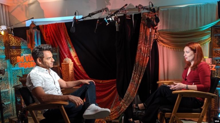 Eugenio Derbez: From Mexican TV Icon to Hollywood Regular Eugenio Derbez speaking during an interview